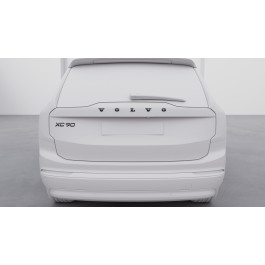 Auto Embleem voor Volvo XC60 2008-2017, Embleem Auto Logo Sticker Badge Embleem Sticker Logo Letters Decal ABS voor Front en Achter Carrosserie Decoratie Accessoires,Glossy-Silver