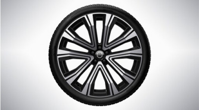 Complete wielen, zomer "5-V spaaks Black Diamond Cut" 8,5 x 21", Pirelli banden