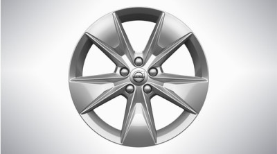 Aluminium velgenset "5-spaaks Silver" 7,5 x 18"