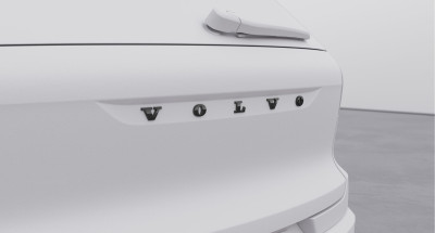 Zwart Volvo embleem achter