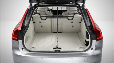 Scheidingsrek bagageruimte, in de lengterichting