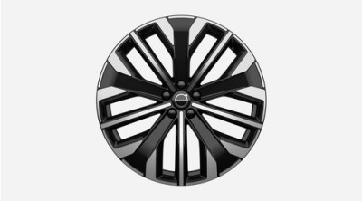 Aluminium velgenset "5-V spaaks Glossy Black Diamond Cut" 8,5 x 21”