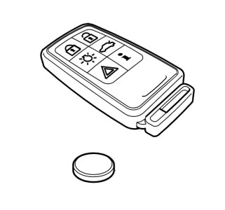 Batterij Afstandsbediening Volvo