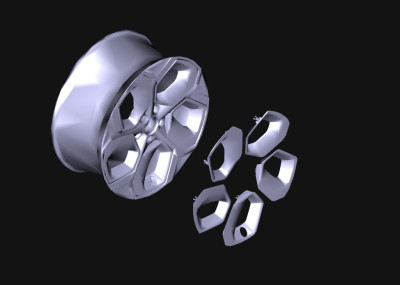 Aluminium velgenset 18", Lynk & Co 01