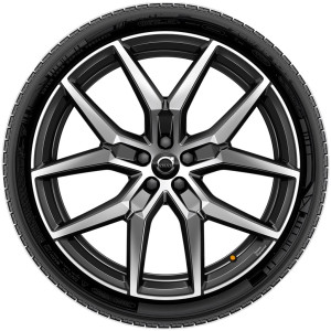 Complete wielen, winter "5-Y-spaaks Black Diamond Cut" 9 x 22", Polestar Engineered