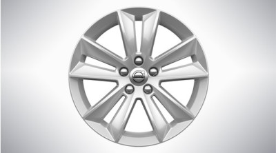 Aluminium velgenset "5-Dubbelspaaks Silver" 7 x 17"