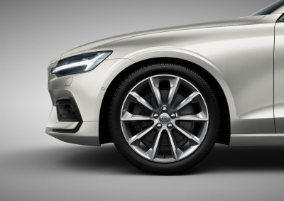 Complete wielen, zomer "5-V-Spaaks Tinted Silver" 8 x 19", Continental banden