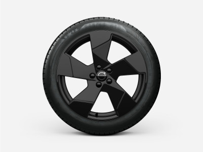 Complete wielen, winter "5-spaaks Glossy Black" 19", Volvo EX30