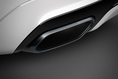 Dubbele geïntegreerde eindpijpen in Glossy black, Volvo XC60