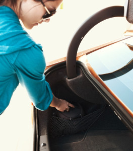 Netvak, bagageruimte, zijpaneel